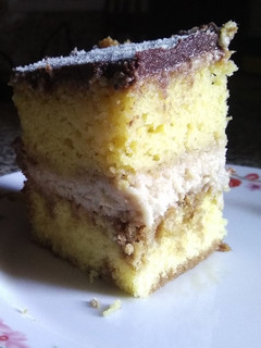 Una foto de Bizco-tarta de almendras, café y chocolate