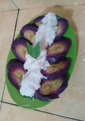 Foto resep Bubur pisang ungu