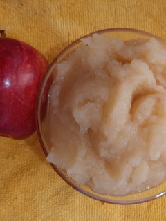 Una foto de Puré de manzana