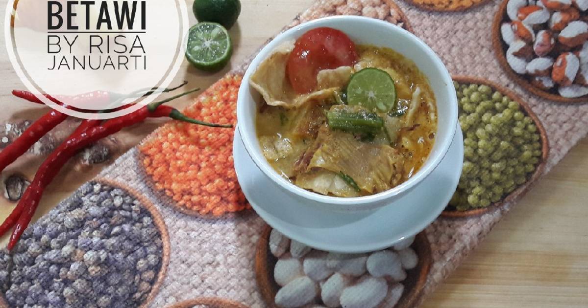 Resep Soto Tangkar Khas Betawi Kuah Santan Susu Oleh Risa Januarti