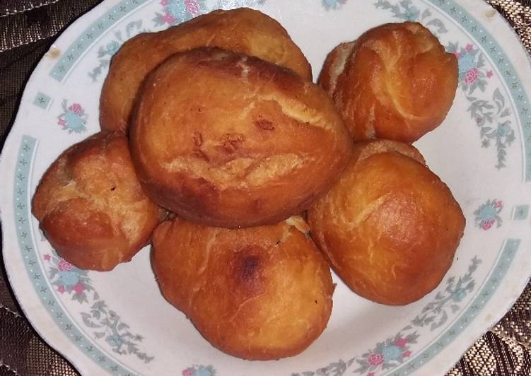 Donat kampung isi cokelat keju