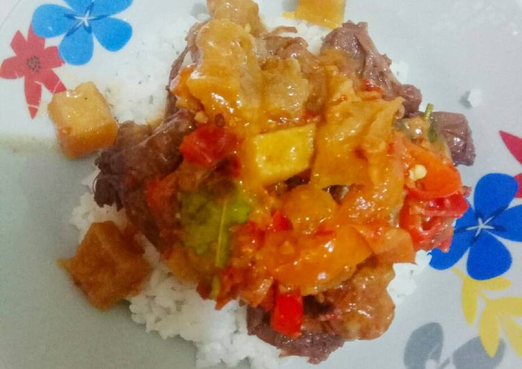 Resep masakan Sambal krecek gudeg | Cara Bikin Sambal krecek gudeg Yang Enak Dan Lezat