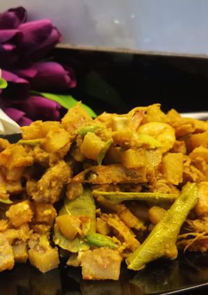 Foto resep Sambel goreng kentang petai udang (tanpa ati)