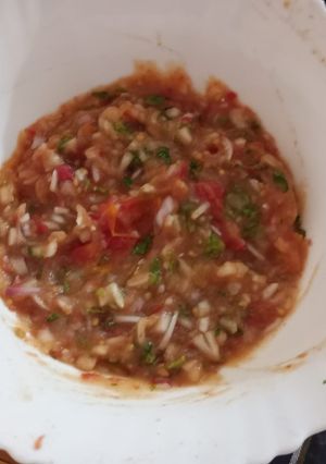A picture of Tomato mashed.