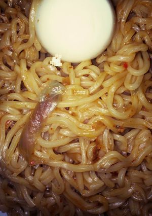 A picture of Indomie pepper soup.