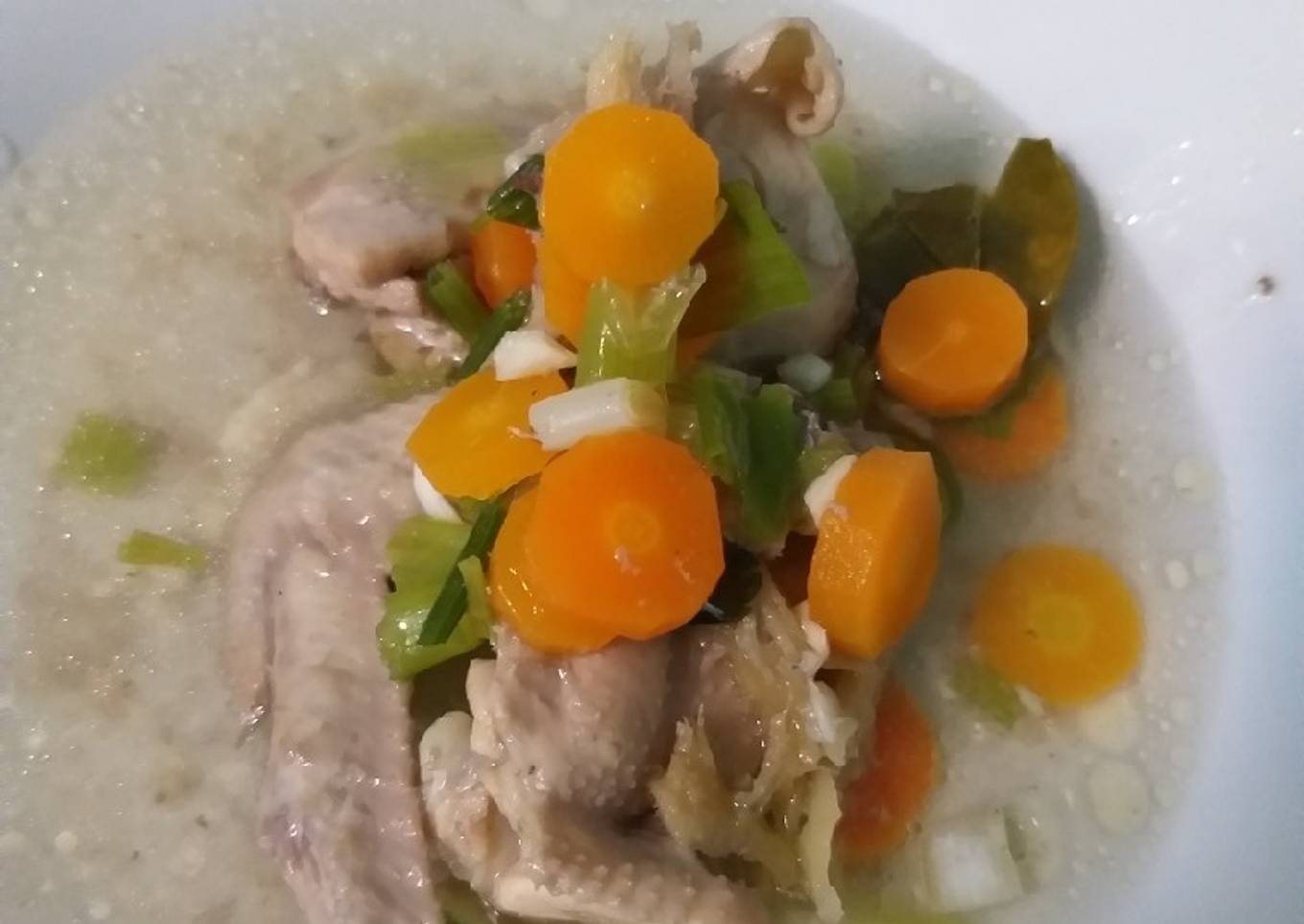 Sop ayam pak min klaten versi Me ❤
