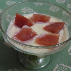 A picture of Watermelon chuski with rabri.