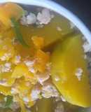 Canh bí đỏ thịt băm