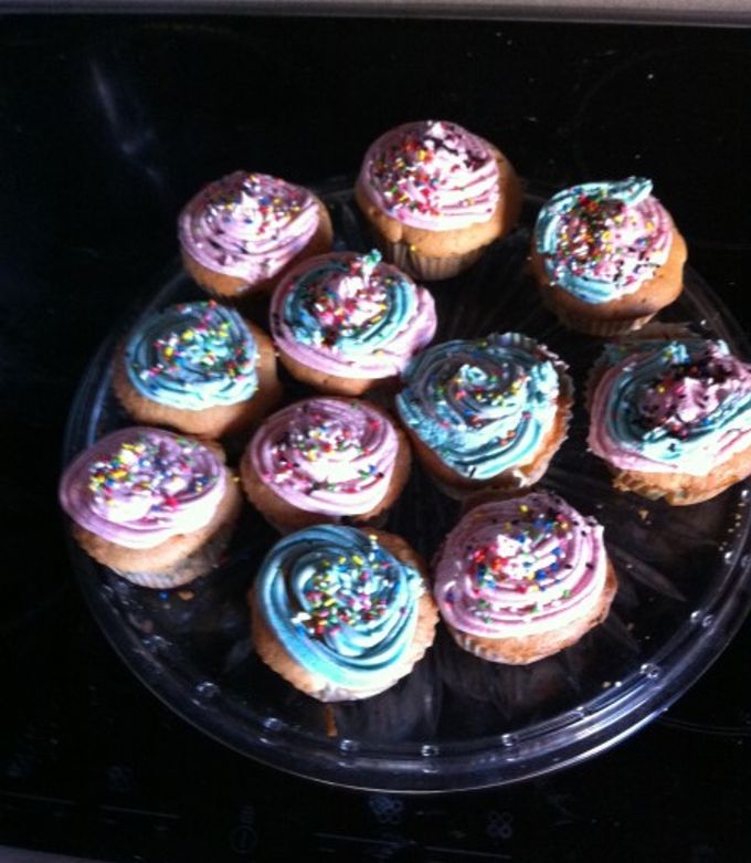 Φωτογραφία της συνταγής Τέλεια και εύκολα cupcakes με βουτυρόκρεμα