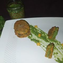 A picture of Roasted Pumpkin Fritters.