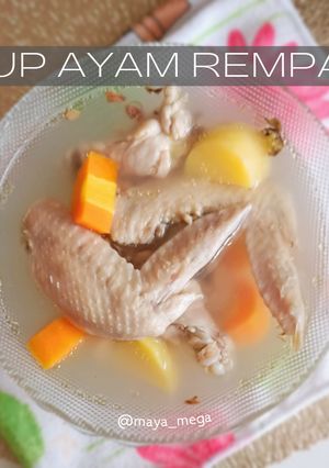 Foto resep Sup ayam rempah pelega tenggorokan
