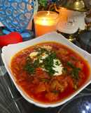 Український червоний борщ в мультиварці 🥘