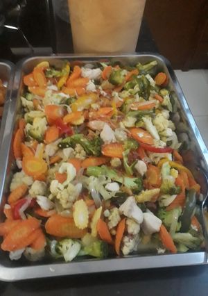 Foto resep Cah sayuran dada ayam