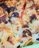 Trứng chiên mộc nhĩ bắp cải