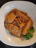 Solomillos de pavo con nueces