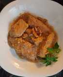 Solomillos de pavo con nueces
