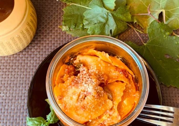 Ravioli al Pomodoro in Vasocottura