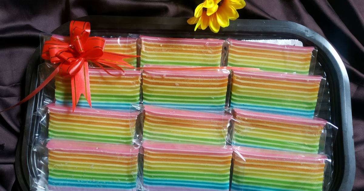 278 Resep Lapis Tapioka Rainbow Enak Dan Mudah - Cookpad