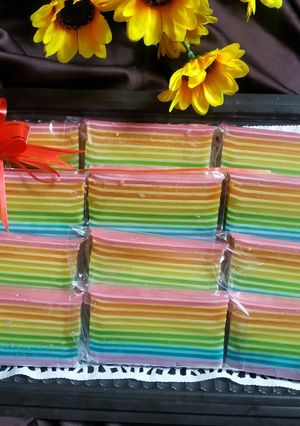 Foto resep Lapis Rainbow Tapioka