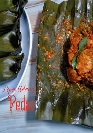 Foto resep Pepes Udang Pedas