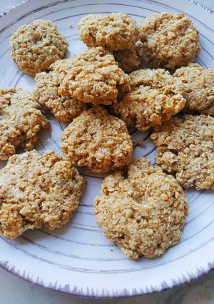 Una foto de Galletitas de avena coco y limón