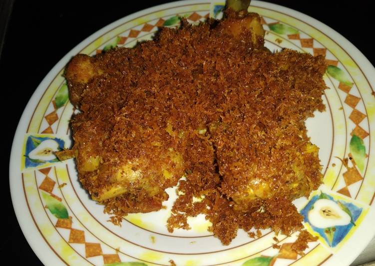 Resep: Ayam serundeng ekonomis untuk jualan