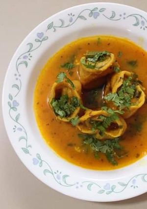 A picture of Dal dhokali tortellini.