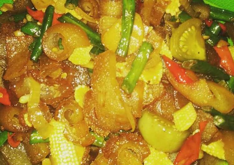 Resep Tumis Kikil Putren Kacang Panjang Lezat Panduan Resep Masakan