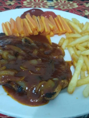 Cara Mudah Menyiapkan Resep BBQ Beef steak homemade praktis yang  Bikin Ketagihan Anti Ribet, Menggugah Selera