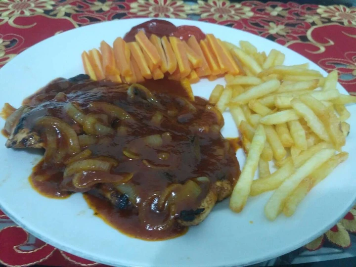 Langkah Gampang Membikin Resep BBQ Beef steak homemade praktis yang Menggugah Selera Anti Ribet, Menggugah Selera