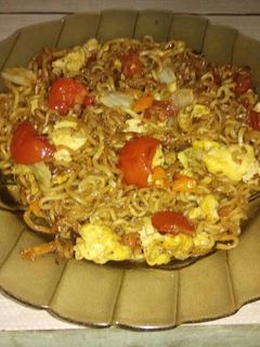 Foto resep Mie goreng kari tanpa nama?
