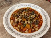Une photo de butternut vegetarien
