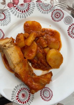 Une photo de Mijoté de pommes de terre à la morue