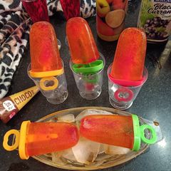 A picture of Tangy Orange popsicles.