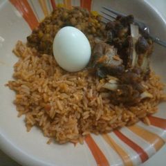 A picture of Buka style lunch.