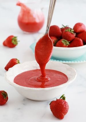 Une photo de Coulis Fraise