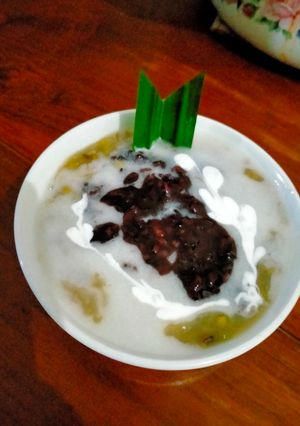 Foto resep Bubur ketan hitam dan kacang hijau hemat gas 5-30-7