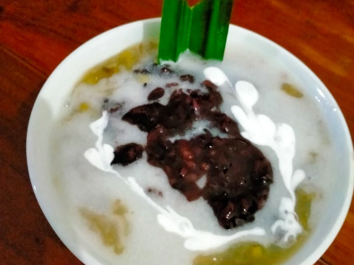Langkah Gampang Menyiapkan Resep Bubur ketan hitam dan kacang hijau hemat gas 5-30-7 yang Sempurna Anti Ribet, Uenak Banget