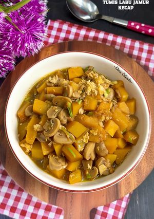 Foto resep Tumis Labu Jamur Kecap