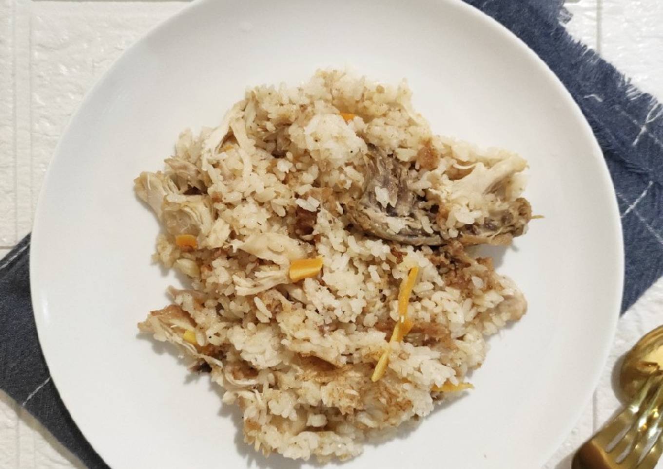 Ayam KFC dengan Rice Cooker