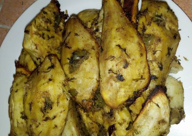 Recipe of Ultimate Spiced baked sweet potatoes #newauthorchallenge