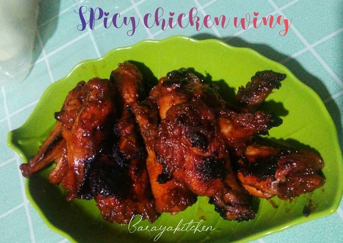 Spicy chicken wing