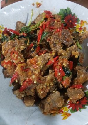 Foto resep Oseng Sapi Pedas