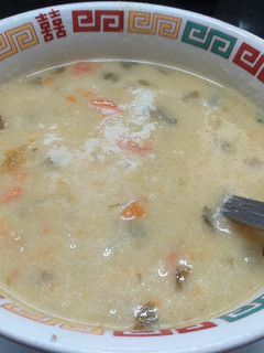 A picture of Vegetables Kanji (porridge).