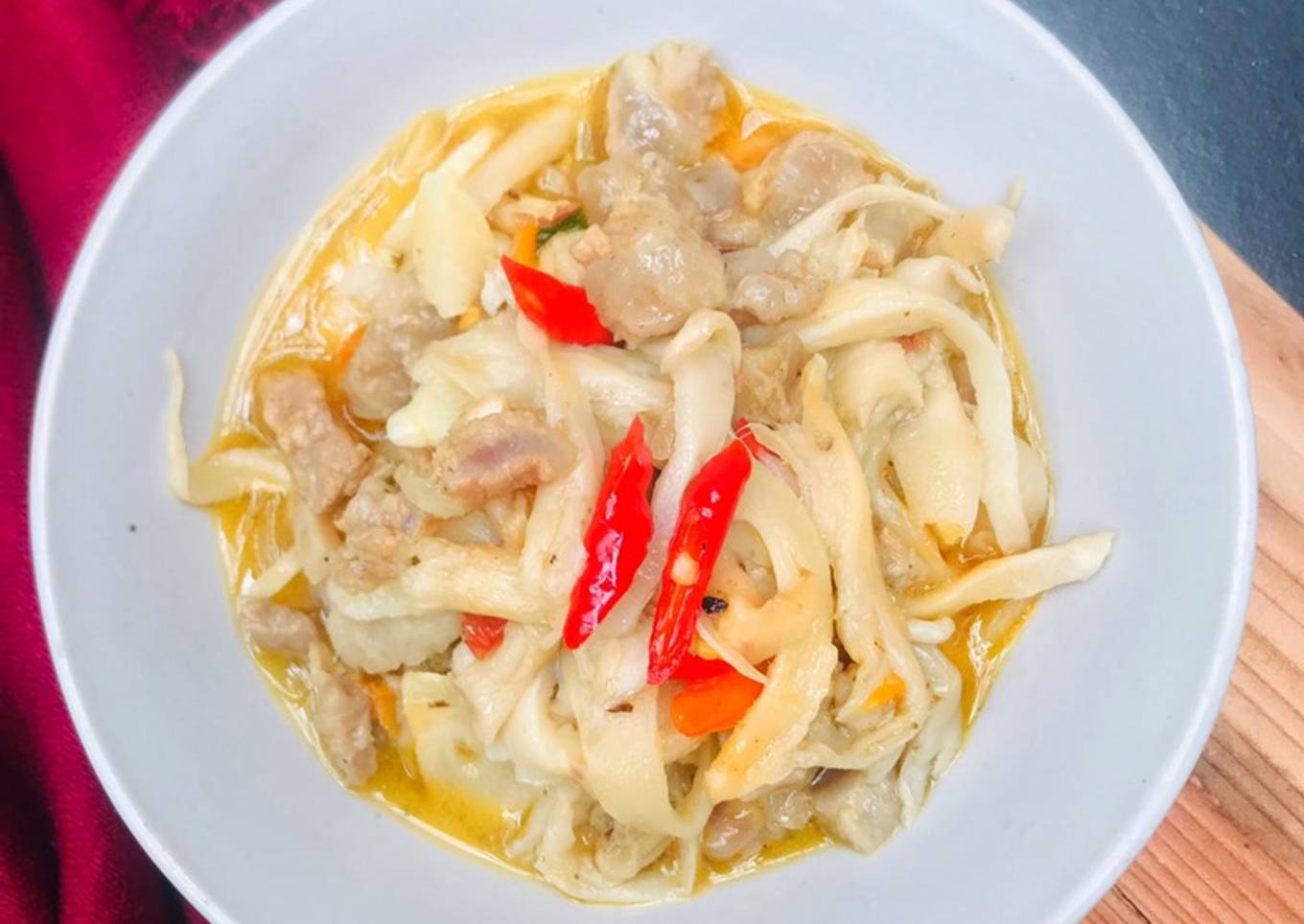 Tumis Jamur Tetelan