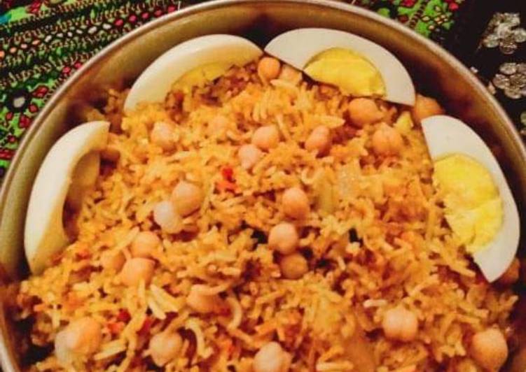 Recipe of Appetizing Murgh chana biryani