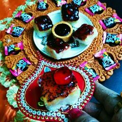 A picture of Custard Apple JuztJelly Burfi.