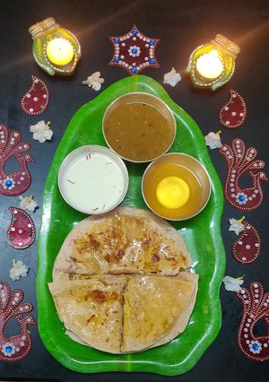 होळी स्पेशल पुरणपोळी (puran poli recipe in marathi) रेसिपी चे मुख्य फोटो 