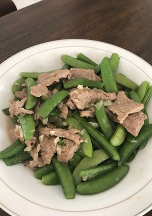 Foto resep Tumis kapri daging sapi