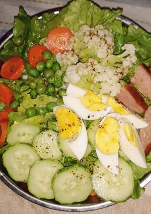 Hình của món Salad xà lách rau củ.